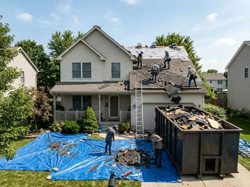 roof-replacement-debris-remova-004 — frequently asked questions, Cheapest Dumpster Rentals in Prospect Heights, IL